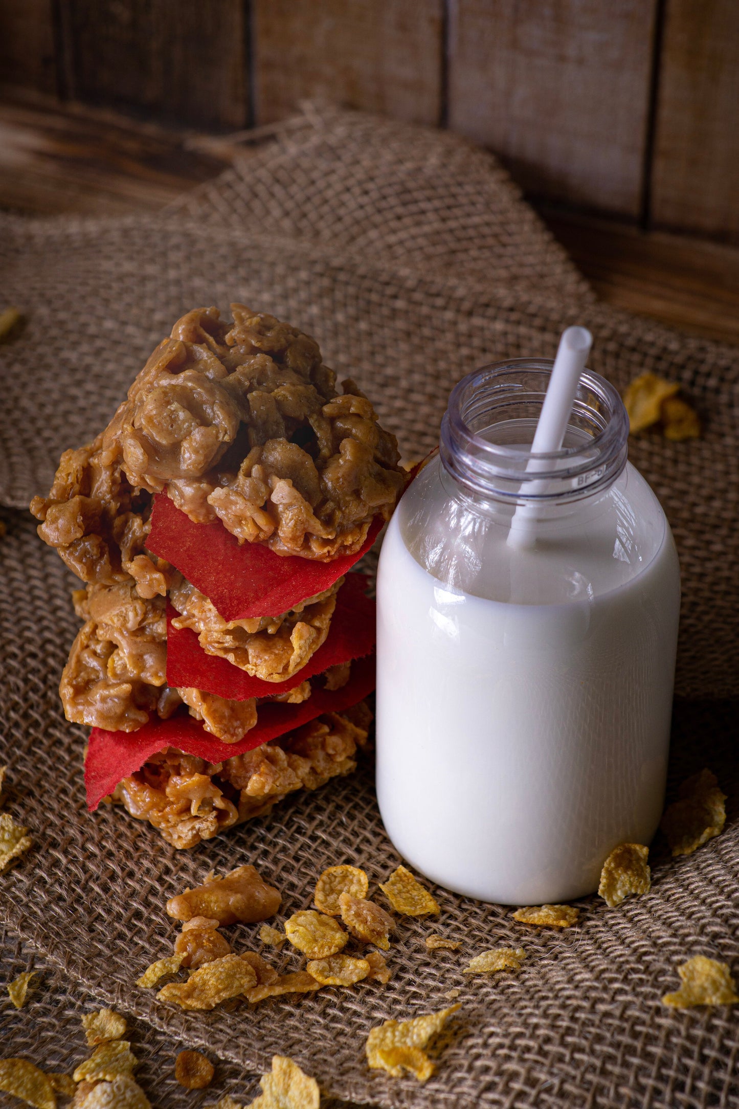 Peanut Butter Cornflake Candy
