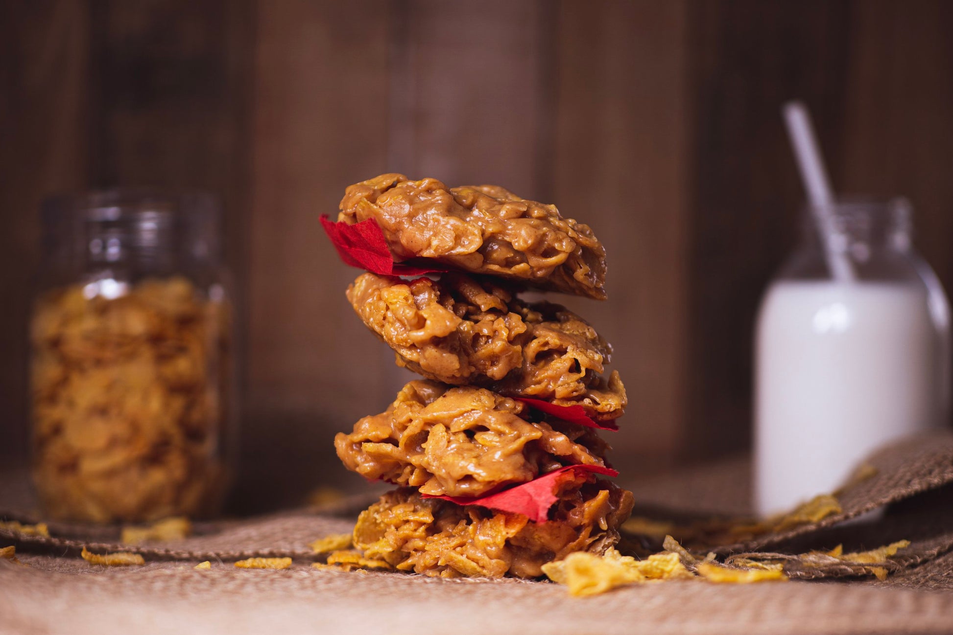 Peanut Butter Cornflake Candy