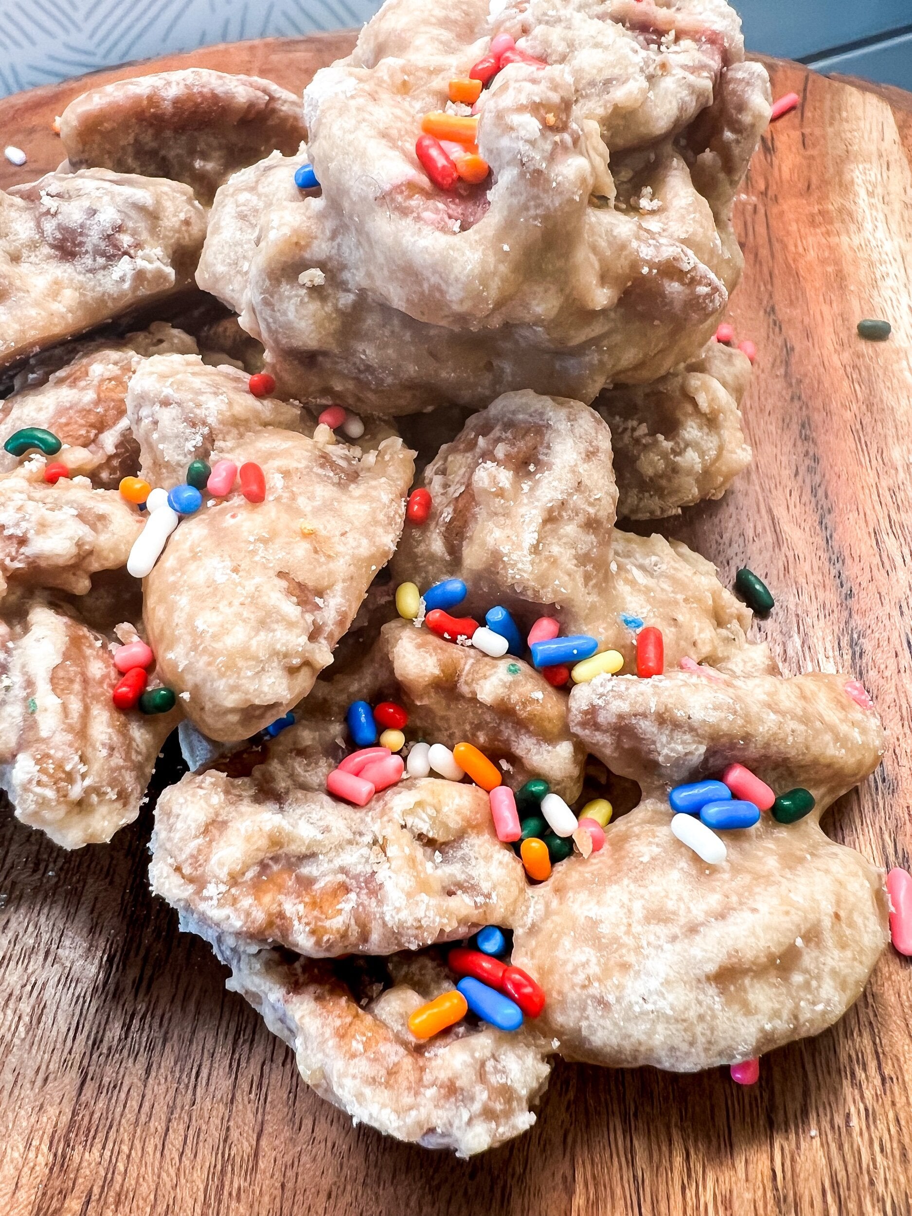 Birthday Cake Pralines, specialty pralines, homemade pralines