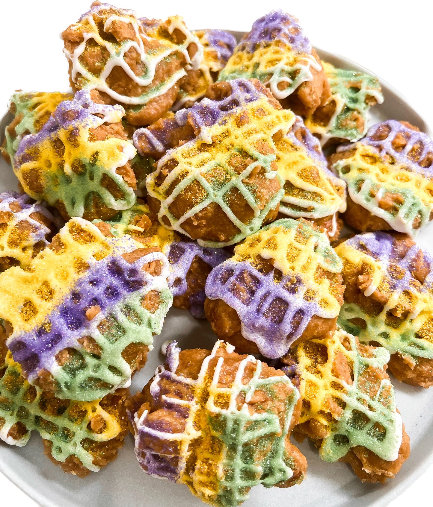 Mardi Gras King Cake Pralines